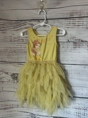 Disney Belle Yellow Tulle dress size 2t